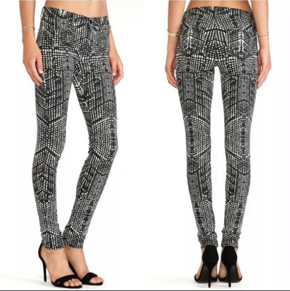 J Brand Kaleidoscope Super Skinny Jeans Size 27 - Picture 1 of 10